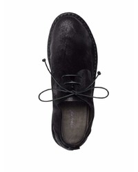 Chaussures derby en daim noires Marsèll