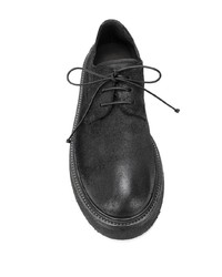 Chaussures derby en daim noires Marsèll
