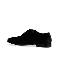 Chaussures derby en daim noires Burberry