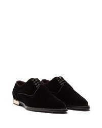 Chaussures derby en satin noires Dolce & Gabbana