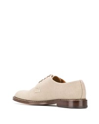 Chaussures derby en toile beiges Doucal's