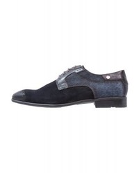Chaussures derby en toile bleu marine Lloyd