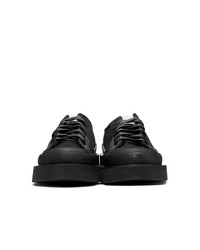 Chaussures derby en toile noires Givenchy