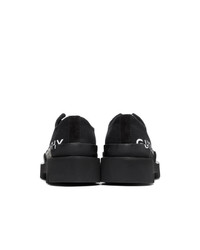 Chaussures derby en toile noires Givenchy