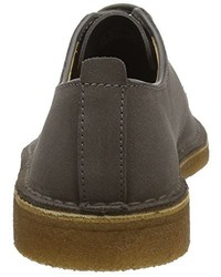 Chaussures derby gris foncé Clarks Originals