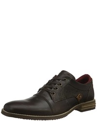 Chaussures derby marron foncé Bullboxer