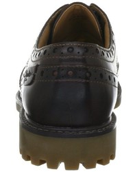 Chaussures derby marron foncé Clarks