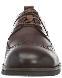 Chaussures derby marron foncé Clarks