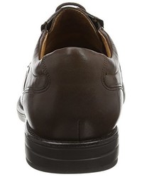 Chaussures derby marron foncé Clarks