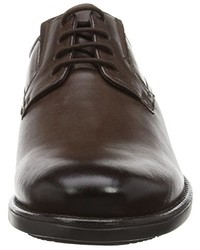 Chaussures derby marron foncé Clarks