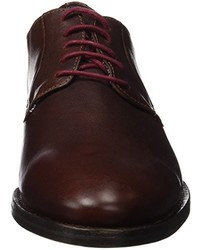 Chaussures derby marron foncé El Ganso