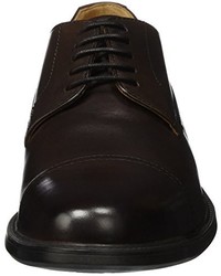 Chaussures derby marron foncé Geox