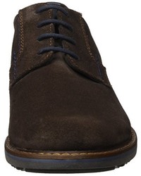 Chaussures derby marron foncé Sioux