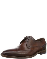 Chaussures derby marron foncé Van Bommel