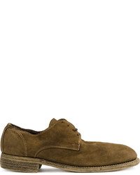 Chaussures derby moutarde