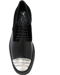 Chaussures derby noires Giuseppe Zanotti Design