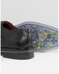 Chaussures derby noires Ted Baker