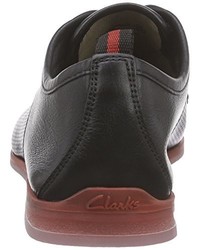 Chaussures derby noires Clarks