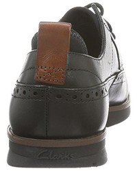 Chaussures derby noires Clarks