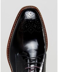 Chaussures derby noires Ted Baker