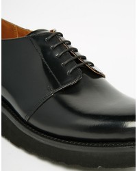 Chaussures derby noires Grenson