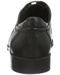 Chaussures derby noires Sioux