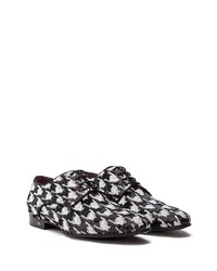 Chaussures derby pailletées noires Dolce & Gabbana