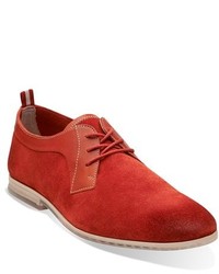Chaussures derby rouges