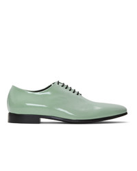 Chaussures derby vert menthe