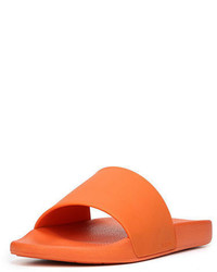 Chaussures en caoutchouc orange