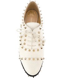 Chaussures en cuir blanches Charlotte Olympia