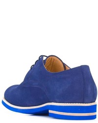 Chaussures en cuir bleues B Store