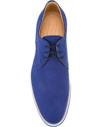 Chaussures en cuir bleues B Store