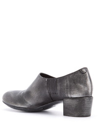 Chaussures en cuir gris foncé Marsèll