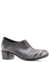 Chaussures en cuir gris foncé Marsèll