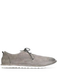 Chaussures en cuir grises Marsèll