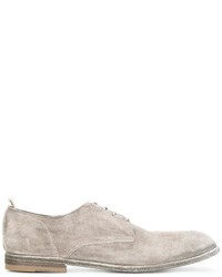 Chaussures en cuir grises Officine Creative