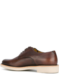 Chaussures en cuir marron Giorgio Armani