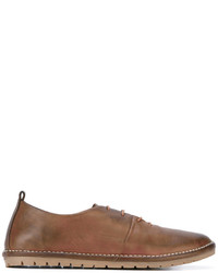 Chaussures en cuir marron Marsèll