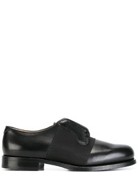 Chaussures en cuir noires Emporio Armani