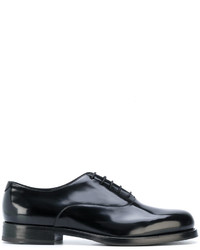 Chaussures en cuir noires Emporio Armani