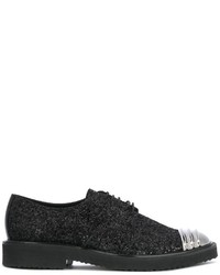 Chaussures en cuir noires Giuseppe Zanotti Design