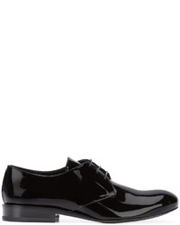 Chaussures en cuir noires Jil Sander