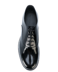 Chaussures en cuir noires Emporio Armani