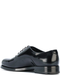 Chaussures en cuir noires Emporio Armani