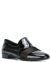 Chaussures en cuir noires Giuseppe Zanotti Design