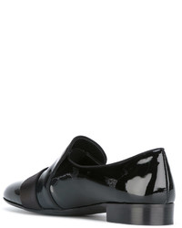 Chaussures en cuir noires Giuseppe Zanotti Design