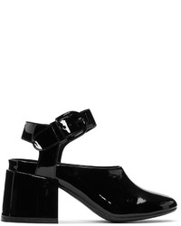 Chaussures en cuir noires MM6 MAISON MARGIELA