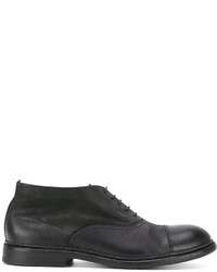 Chaussures en cuir noires Pantanetti