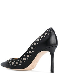 Chaussures en cuir noires Jimmy Choo